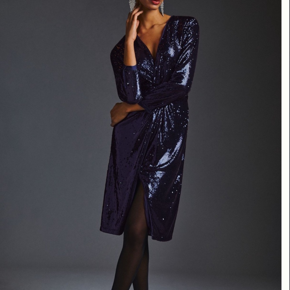 Anthropologie sequin dress